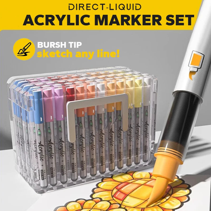 Acrylic Brush Markers