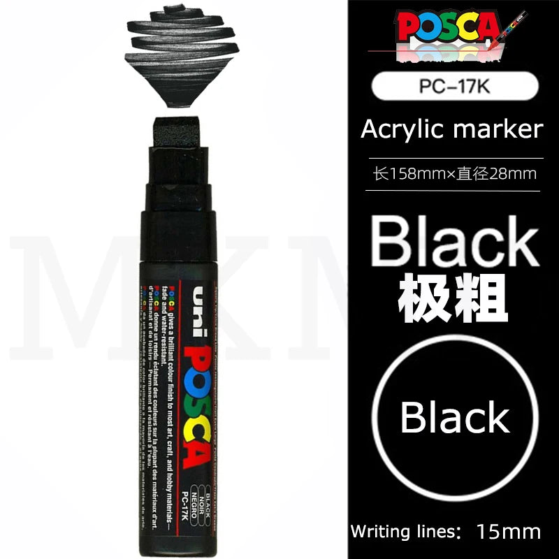 Japanese Uni 1PC POSCA marker with a thick head