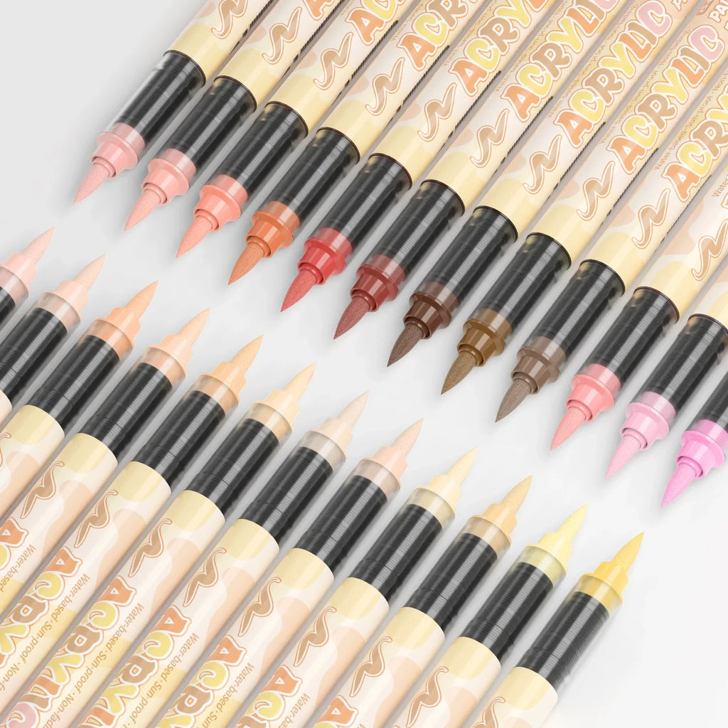 Skin Tones  Brush Tip Acrylic