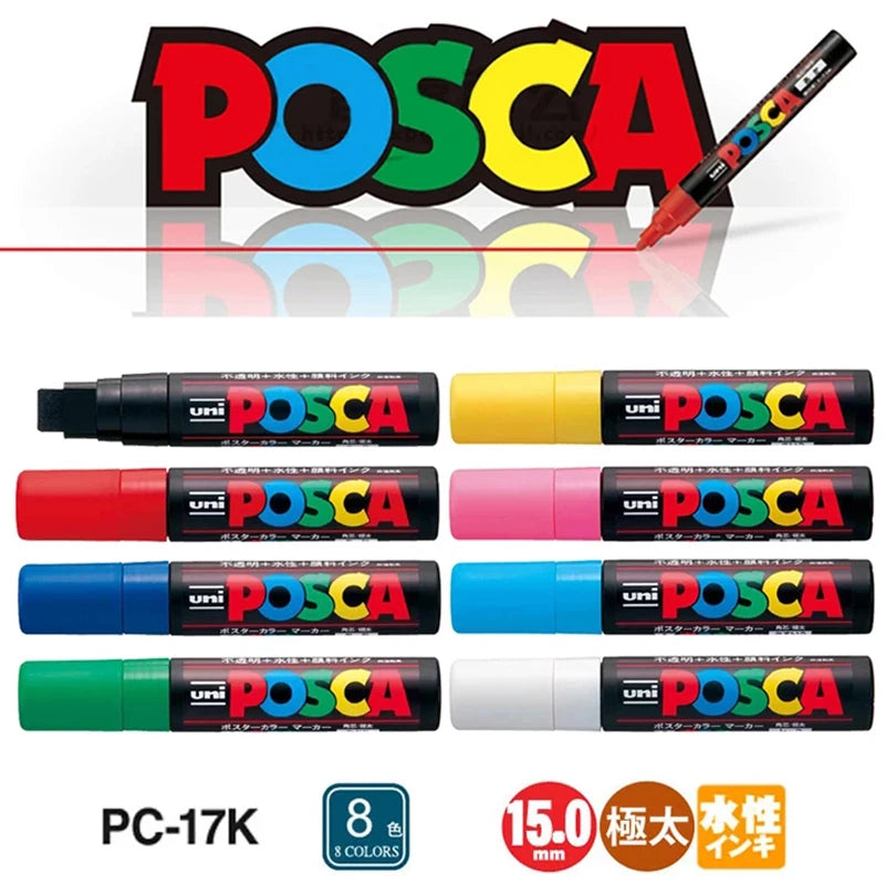 Japanese Uni 1PC POSCA marker with a thick head