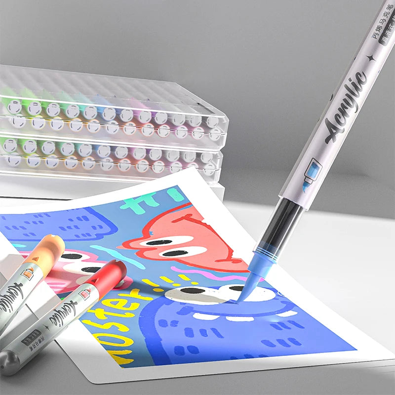 Acrylic Brush Markers