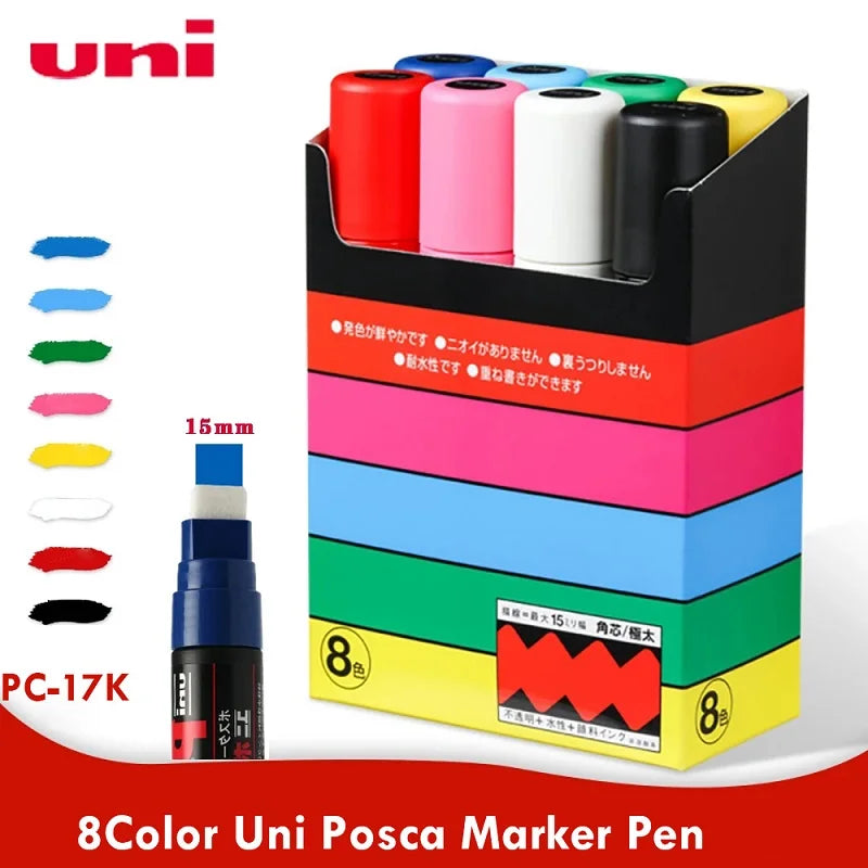 Japanese Uni 1PC POSCA marker with a thick head