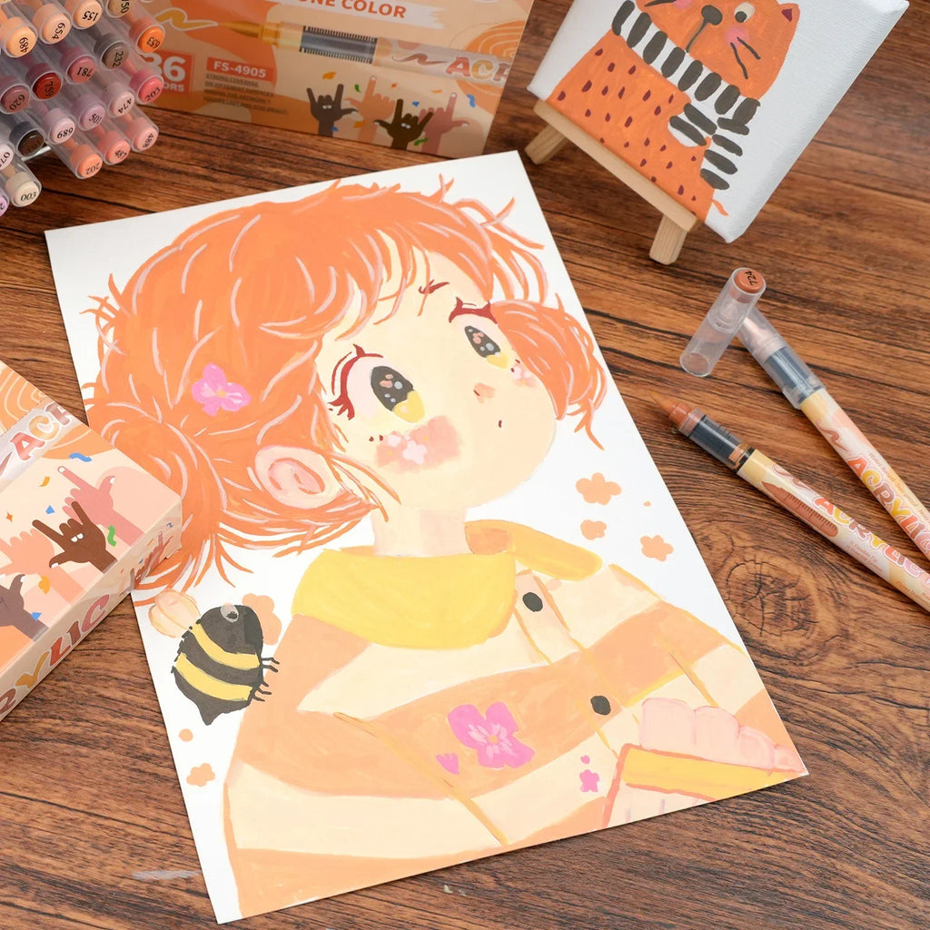 Skin Tones  Brush Tip Acrylic