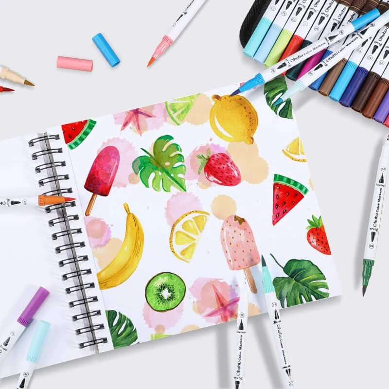 Sketchbook marker pad